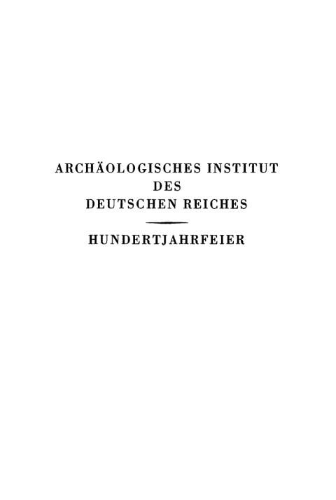 Cover image for book Bericht über die Hundertjahrfeier 21.–25. April, 1929