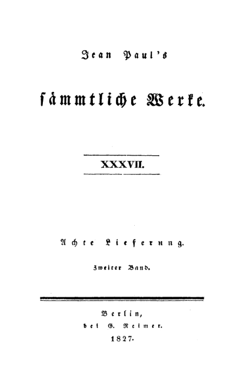Cover image for book Achte Lieferung. Zweiter Band: Levana oder Erziehlehre