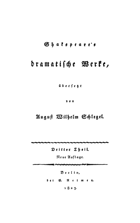 Cover image for book Der Sturm. Hamlet, Prinz von Dänmark