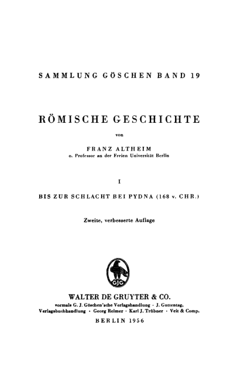 Cover image for book Bis zur Schlacht bei Pydna (168 v. Chr.)