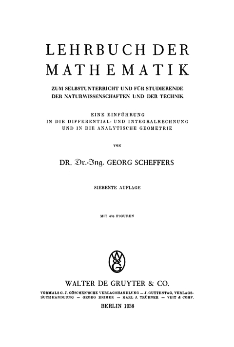 Cover image for book Lehrbuch der Mathematik
