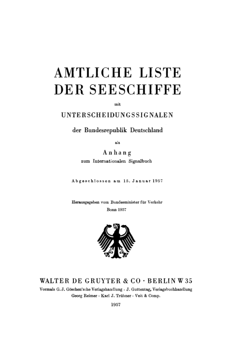 Cover image for book 15 Jan. 1957