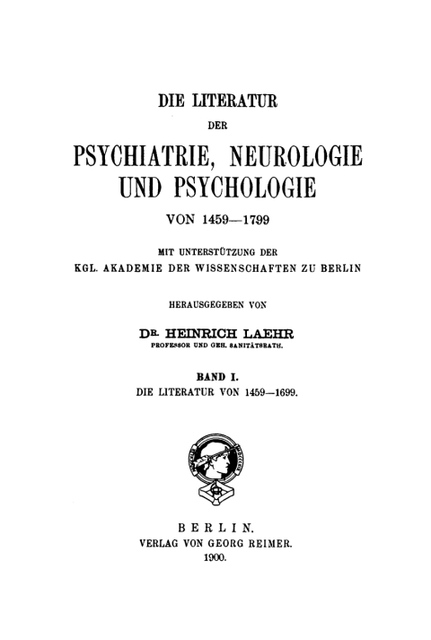 Cover image for book Die Literatur von 1459–1699