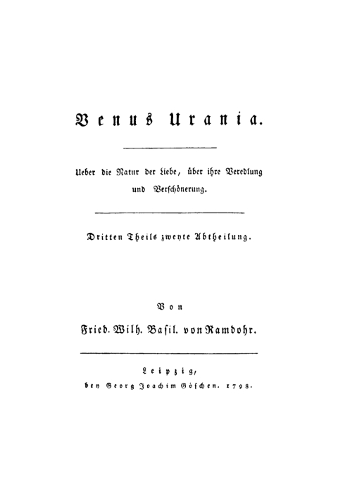 Cover image for book [Neuere Geschichte der Geschlechtsverbindung und Liebe]