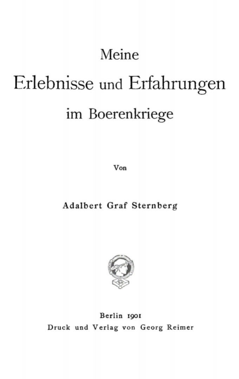 Cover image for book Meine Erlebnisse und Erfahrungen im Boerenkriege