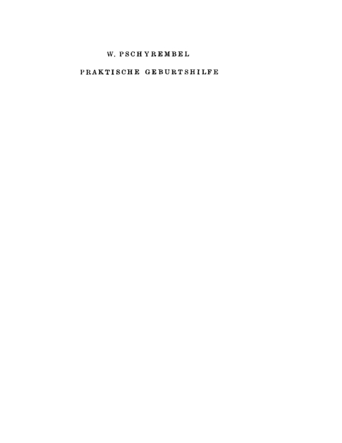 Cover image for book Praktische Geburtshilfe für Studierende und Ärzte