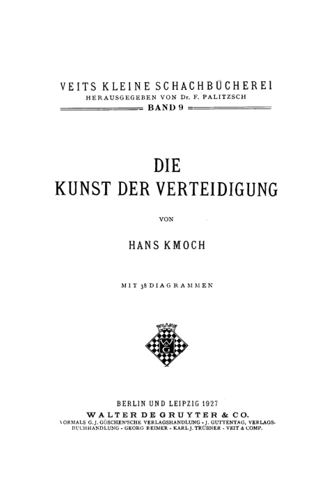 Die Kunst der Verteidigung 