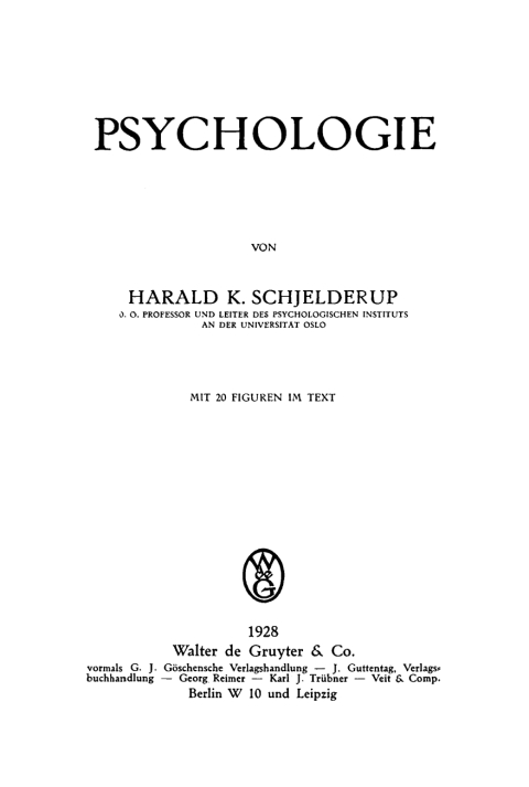 Cover image for book Psychologie