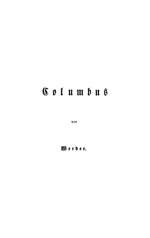 Cover image for book Columbus