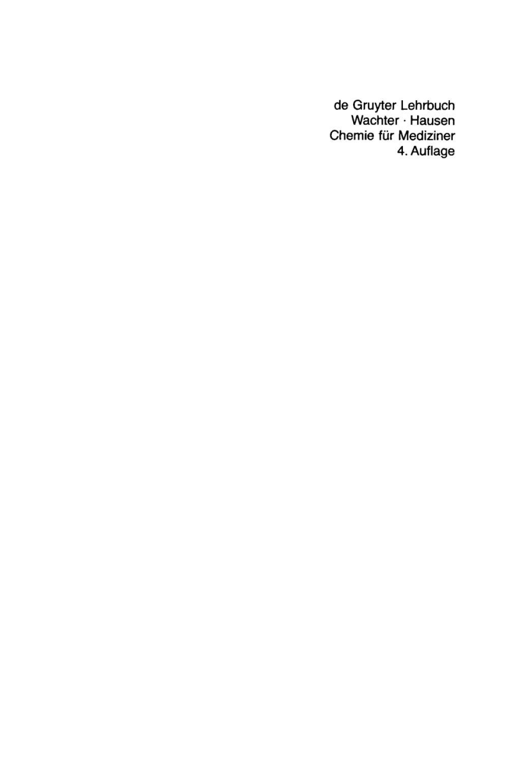 Page Fidelity Chemie für Mediziner; $148.73