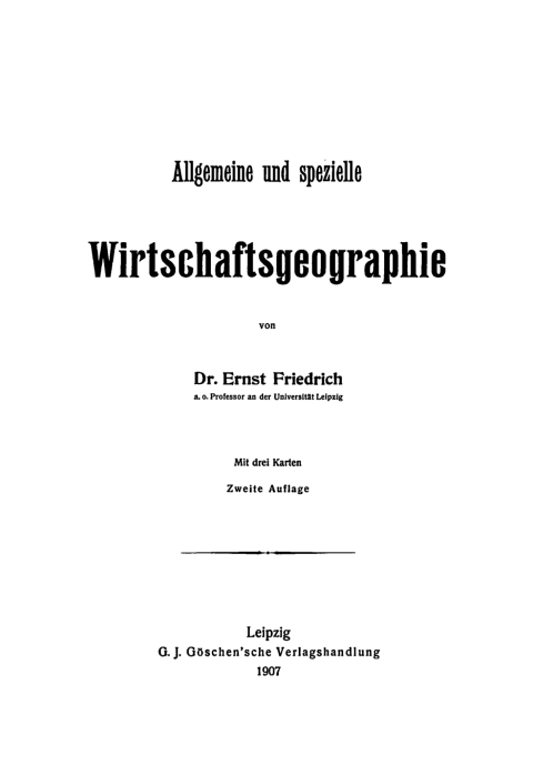 Cover image for book Allgemeine und spezielle Wirtschaftsgeographie