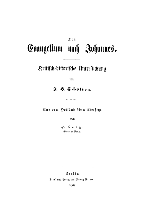 Cover image for book Das Evangelium nach Johannes