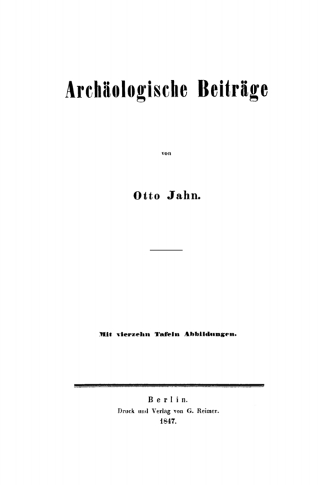 Cover image for book Archäologische Beiträge