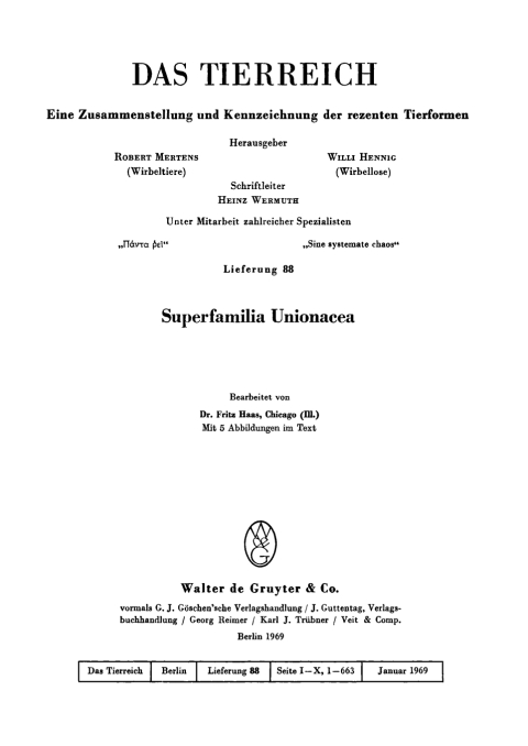 Cover image for book Superfamilia Unionacea