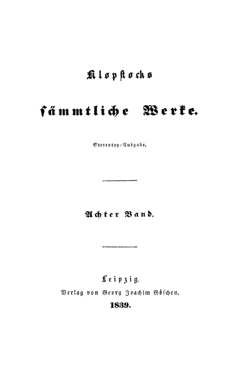 Cover image for book Die deutsche Gelehrtenrepublik. Hinterlassene Schriften