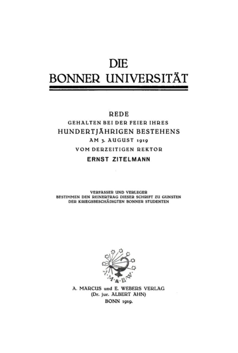 Die Bonner UniversitÃ¤t 