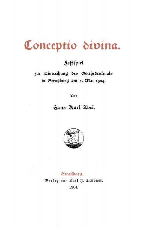 Cover image for book Conceptio divina