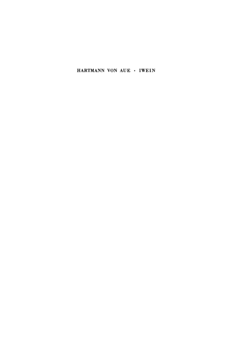 Cover image for book Iwein
