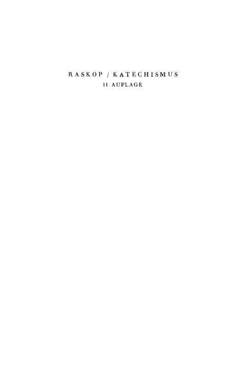 Cover image for book Der Katechismus für die Ankerwickelei