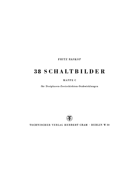 Cover image for book 38 Schaltbilder