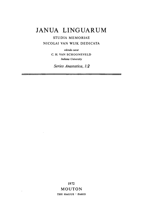 Cover image for book I - S