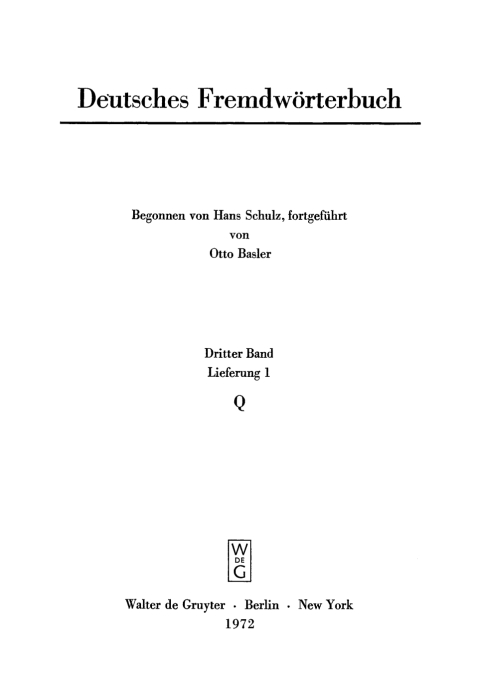 Cover image for book Q