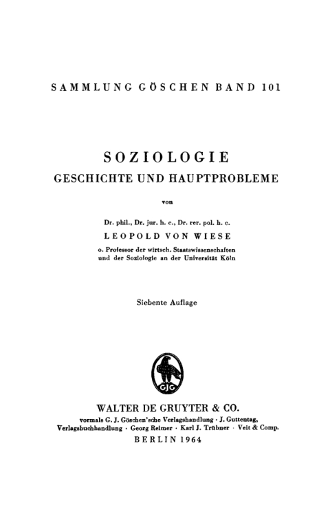Cover image for book Soziologie