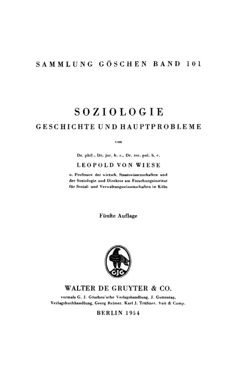 Cover image for book Soziologie