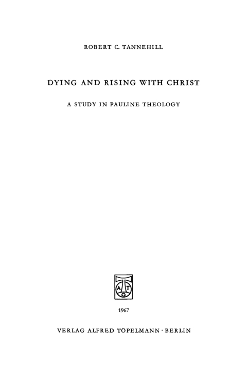 Dying and Rising with Christ 