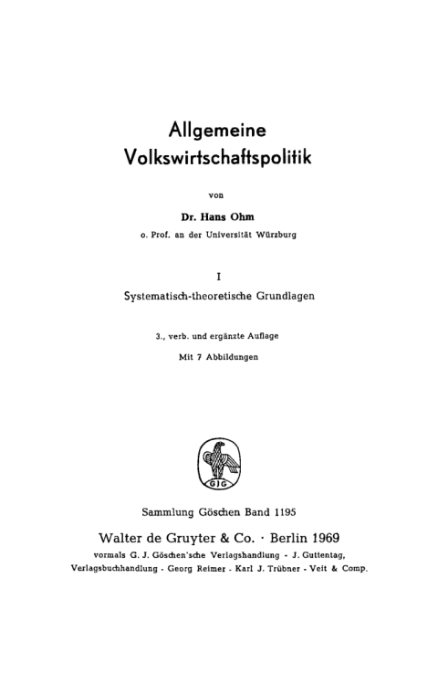 Cover image for book Systematisch-theoretische Grundlagen