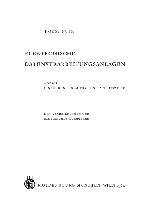 Cover image for book Einführung in Aufbau und Arbeitsweise