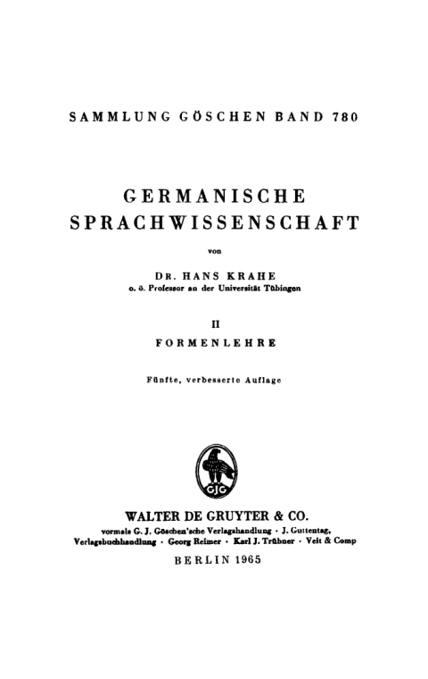 Cover image for book Formenlehre