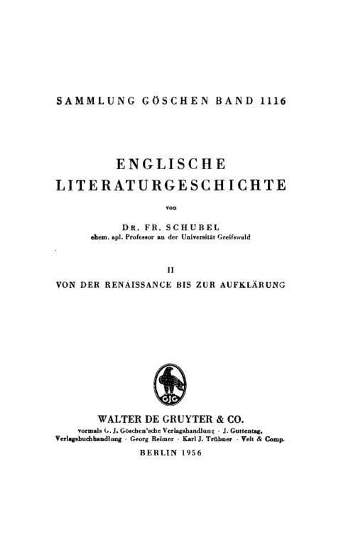 Cover image for book Von der Renaissance bis zur Aufklärung