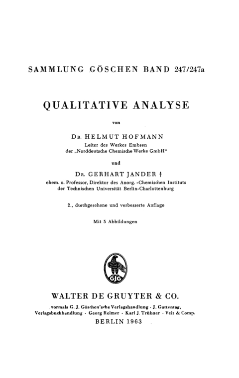 Cover image for book Qualitative Analyse