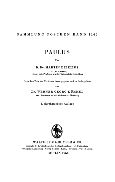 Cover image for book Paulus
