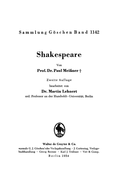 Cover image for book Shakespeare