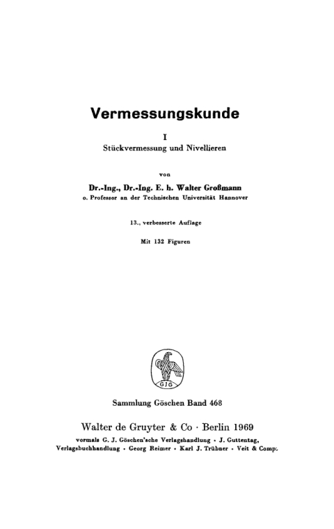 Cover image for book Stückvermessung und Nivellieren