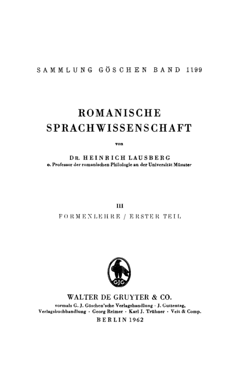 Cover image for book Formenlehre, Teil 1