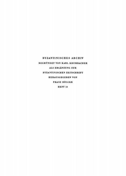 Cover image for book Die Entstehung der byzantinischen Themenordnung