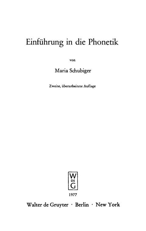 Cover image for book Einführung in die Phonetik