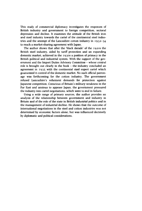 Cover image for book Business, Politics and International Relations