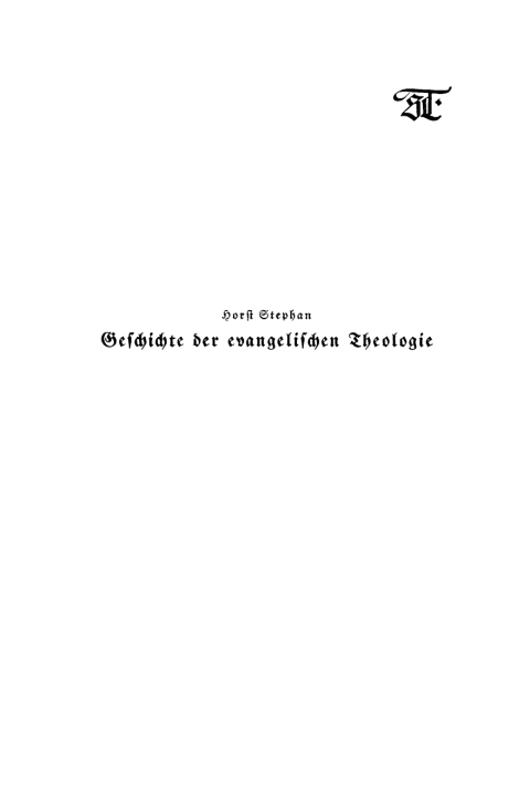Cover image for book Geschichte der evangelischen Theologie seit dem deutschen Idealismus