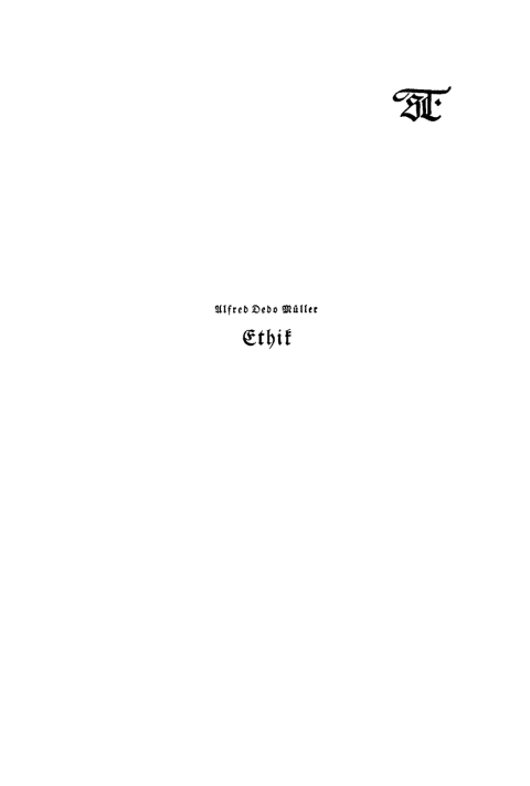 Cover image for book Ethik