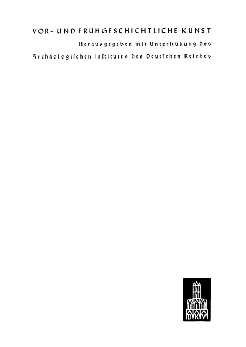 Cover image for book Die Kunst der Germanen im frühen Mittelalter