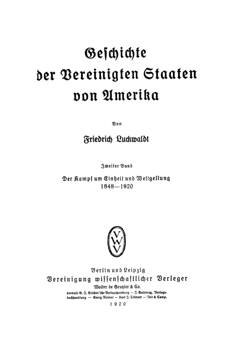 Cover image for book Der Kampf um Einheit und Weltgeltung 1848–1920