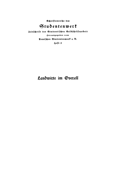Cover image for book Landwirte im Overall