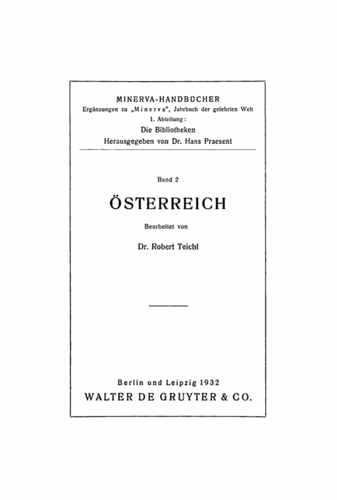 Cover image for book Österreich