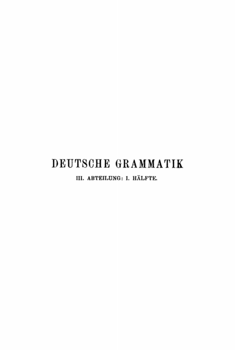 Cover image for book Flexion, Hälfte 1: Verbum