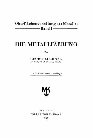 Die Metallfärbung