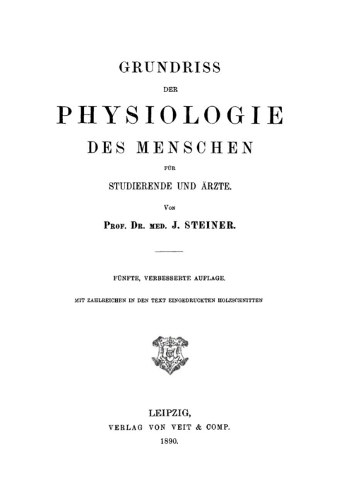 Cover image for book Grundriss der Physiologie des Menschen